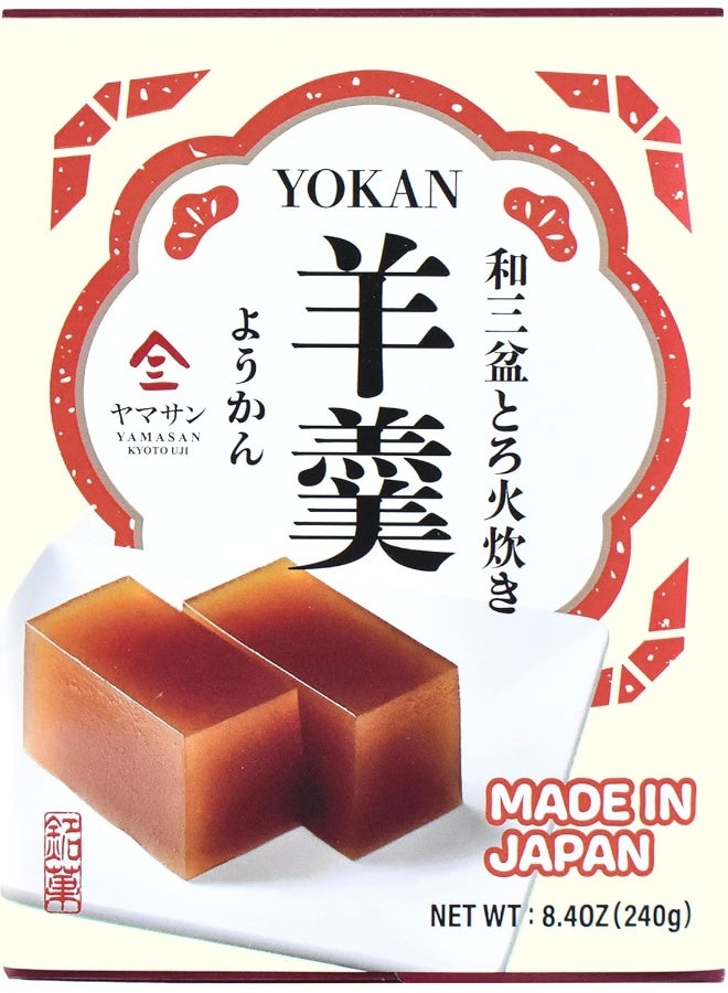 YAMASAN Traditional Japanese Yokan Jelly Cake - Image 1